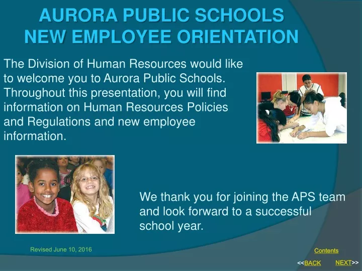 aurora public schools new employee orientation