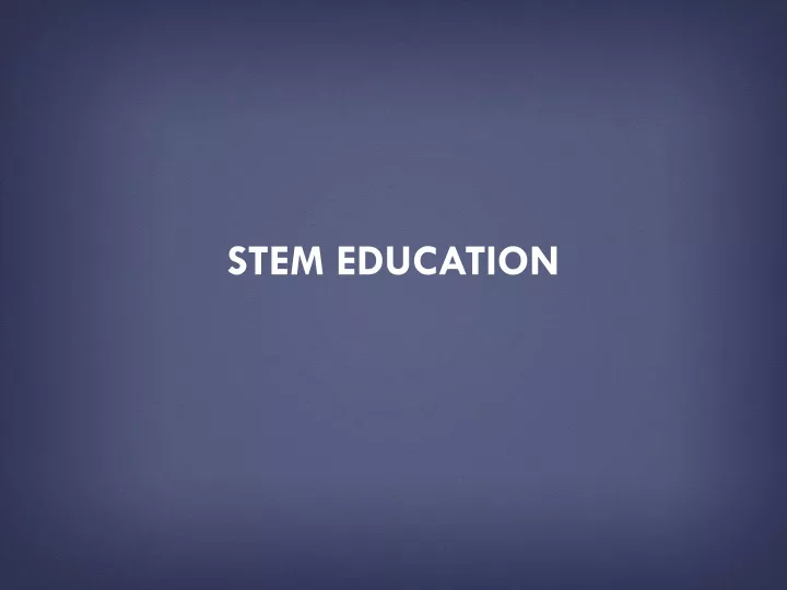stem education