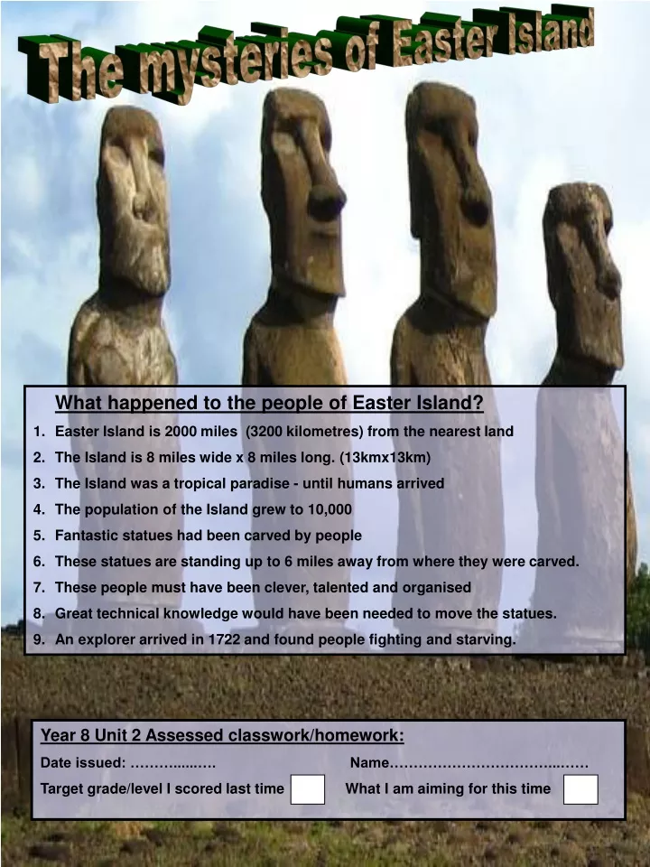 the mysteries of easter island