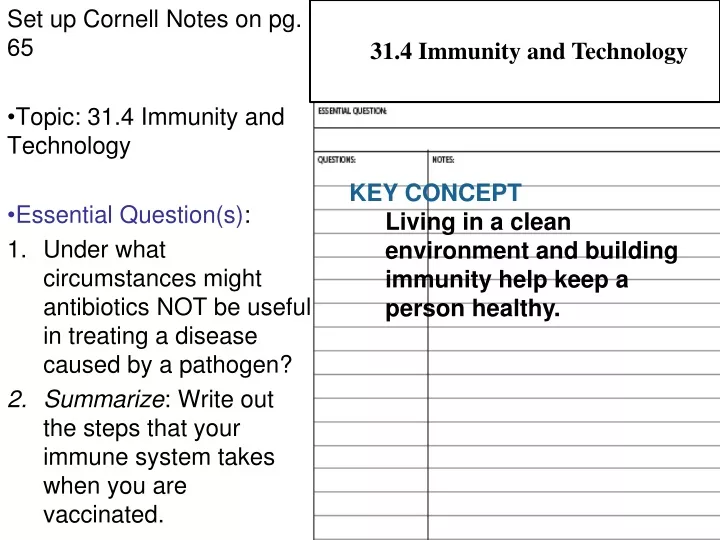 31 4 immunity and technology