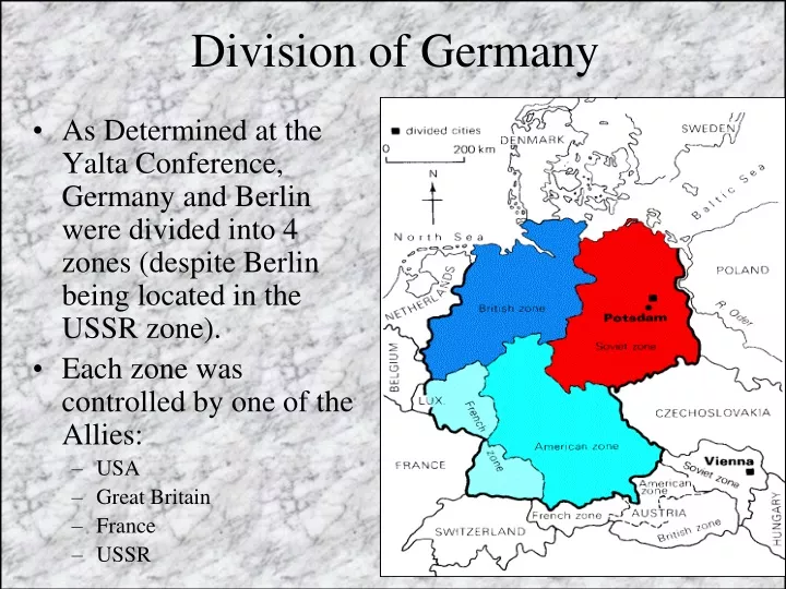 division of germany