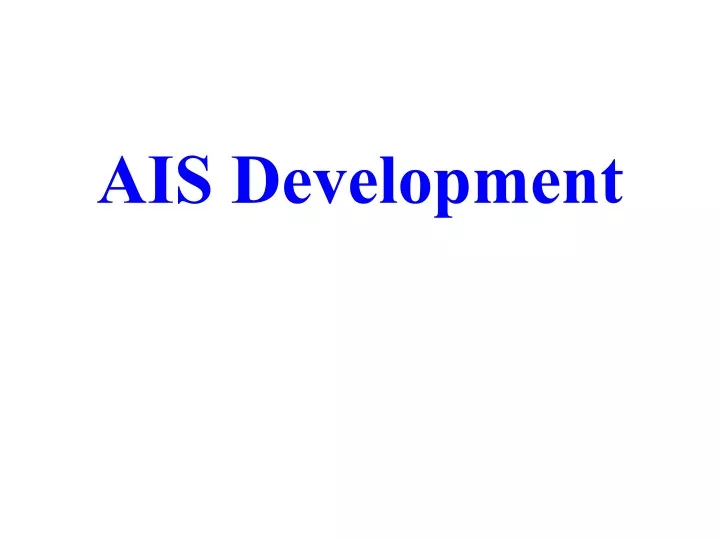 ais development
