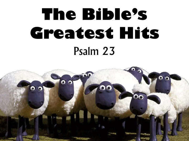the bible s greatest hits