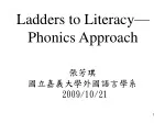 Ladders to Literacy—Phonics Approach