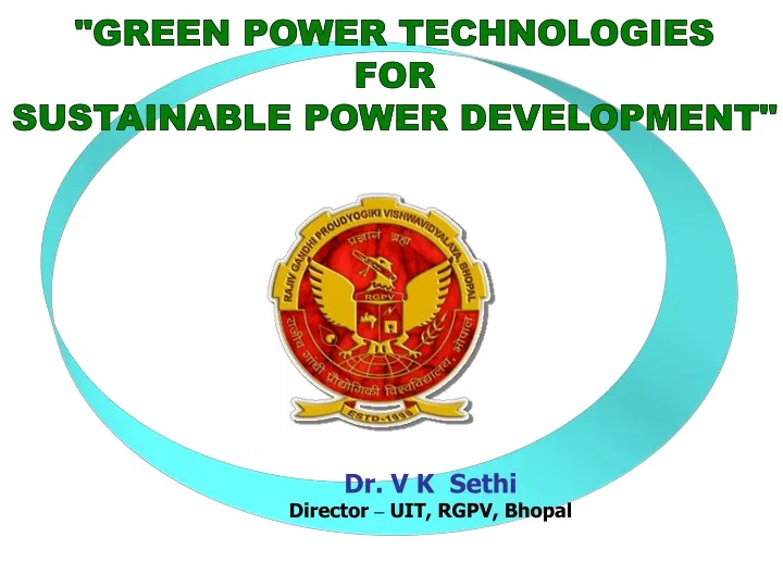 green power technologies for sustainable power