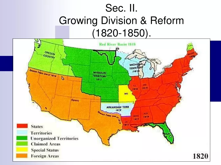 sec ii growing division reform 1820 1850