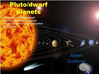 Pluto/dwarf planets