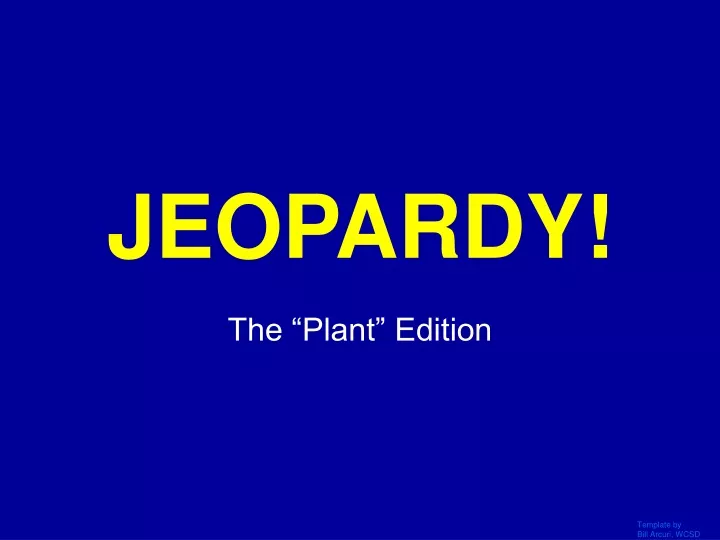 jeopardy