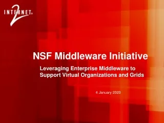 NSF Middleware Initiative