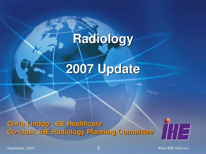 radiology 2007 update