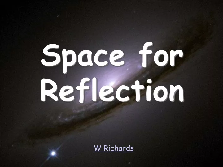 space for reflection