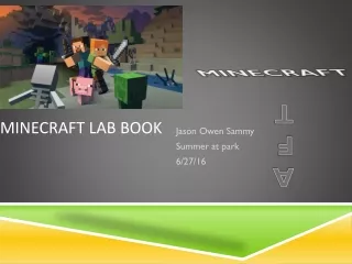 Minecraft  Lab Book