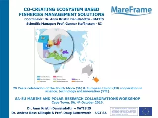 Co-creating Ecosystem based Fisheries Management Solutions