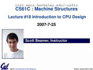 Scott Beamer, Instructor