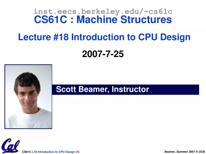 inst eecs berkeley edu cs61c cs61c machine