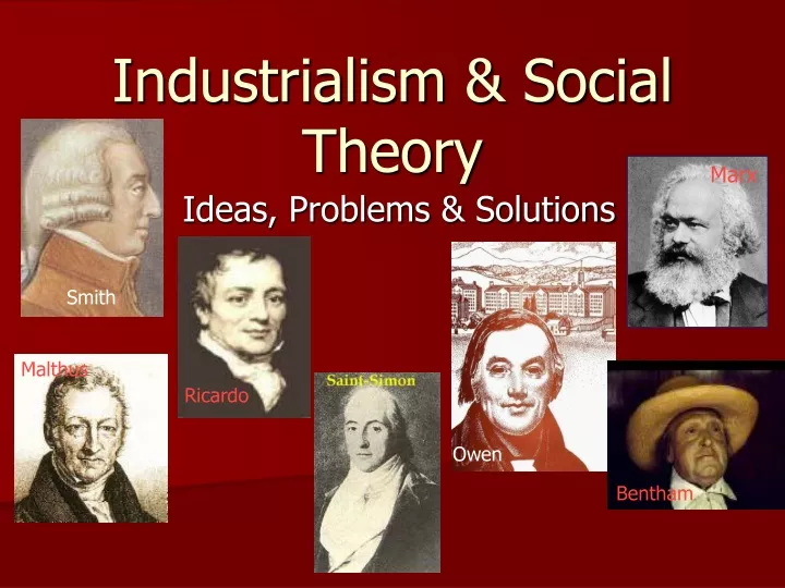 industrialism social theory