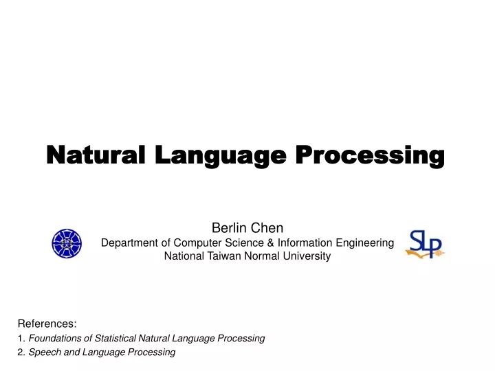 natural language processing