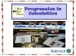 Progression in Calculation - slide 1