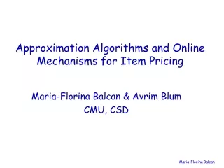 Approximation Algorithms and Online Mechanisms for Item Pricing