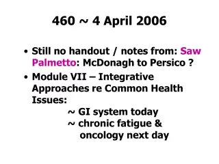 460 ~ 4 April 2006