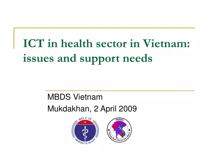 ict in health sector in vietnam issues and support needs