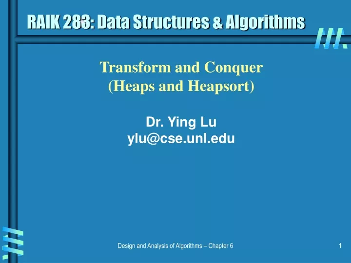 raik 283 data structures algorithms