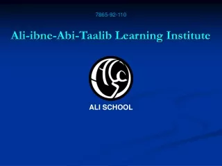 Ali-ibne-Abi-Taalib Learning Institute