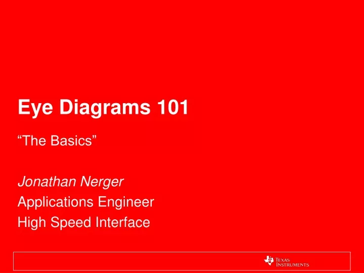 eye diagrams 101