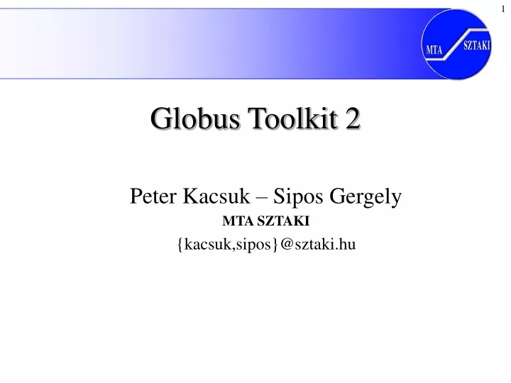 globus toolkit 2