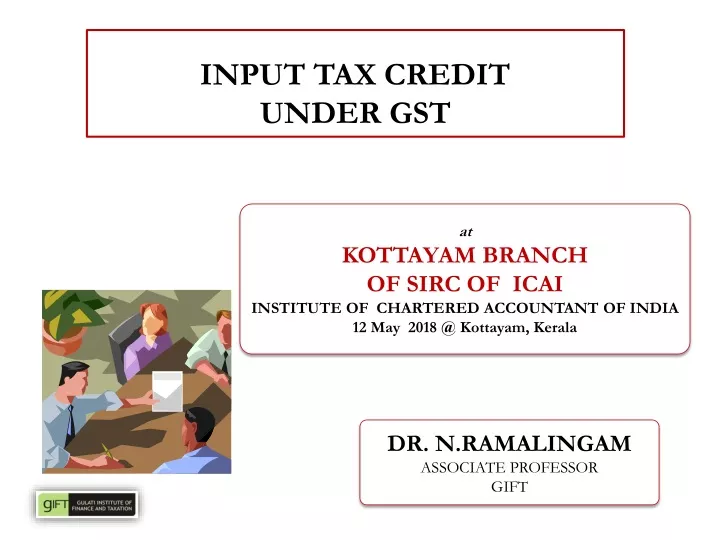 input tax credit under gst