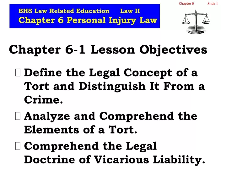 define the legal concept of a tort