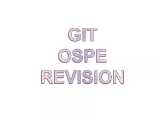 GIT OSPE REVISION