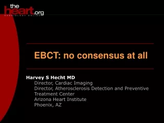 EBCT:  no consensus at all