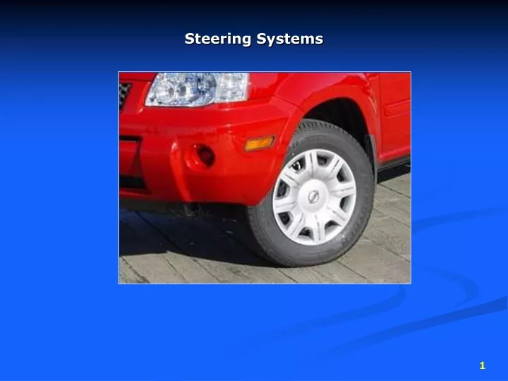 steering systems