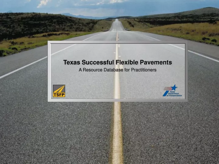 texas successful flexible pavements