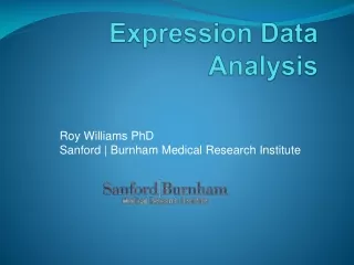 Expression Data Analysis
