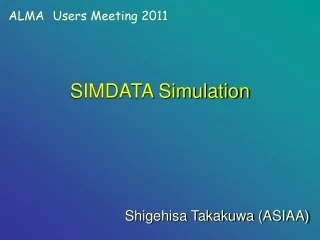 SIMDATA Simulation