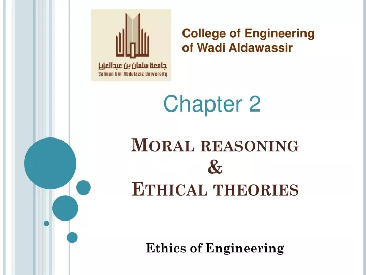 moral reasoning ethical theories