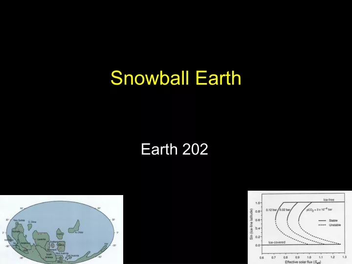snowball earth