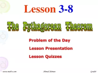 Lesson 3-8