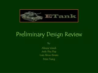 Preliminary Design Review
