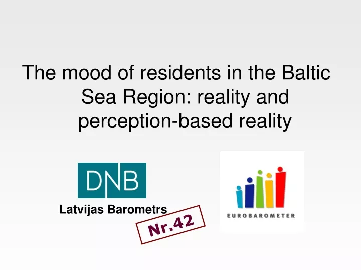 the mood of residents in the baltic sea region