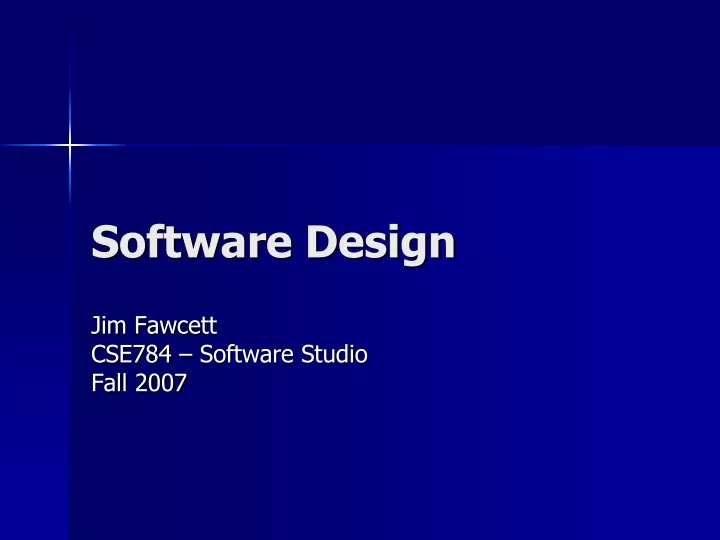 software design