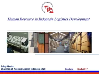 Human Resource in Indonesia Logistics Development