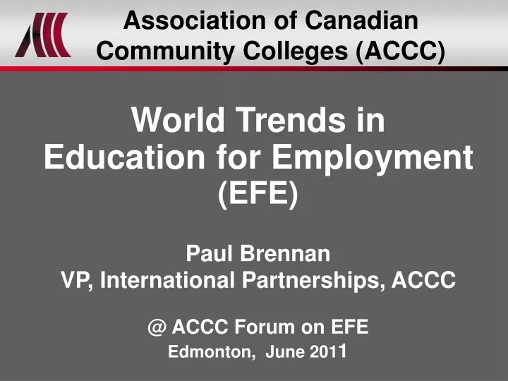 association of canadian community colleges accc
