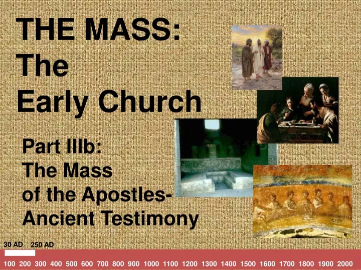 the mass the early church