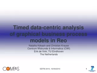 Timed data-centric analysis  of graphical business process models in Reo