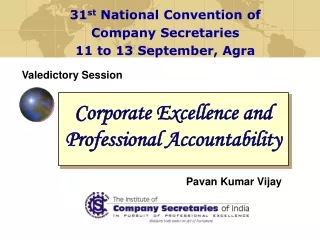 Corporate Excellence and  Professional Accountability