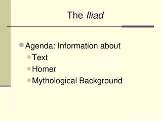 The  Iliad