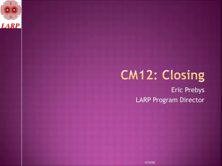 cm12 closing